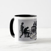 Jazz Band Instruments Muziek Mok (Voorkant links)