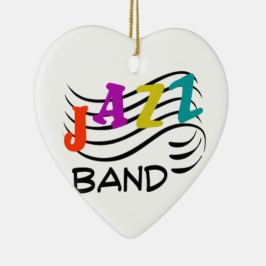 Jazz Band Keramisch Ornament (Rechts)