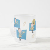 Jazz Band Matglas Koffiemok (Voorkant links)