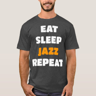 Jazz band musici en jazz muziekliefhebbers t-shirt