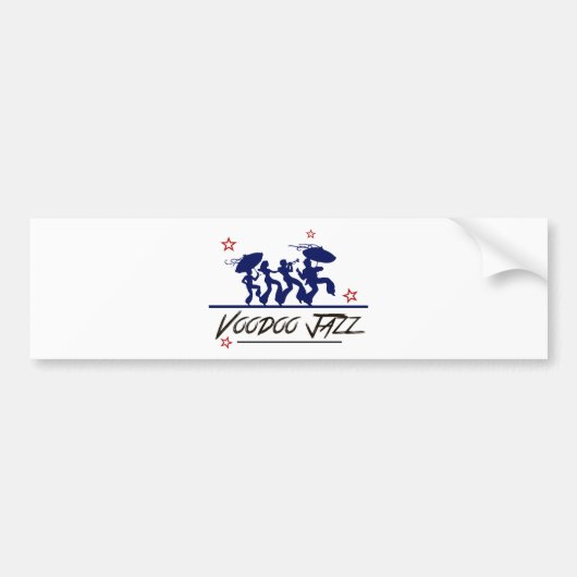 Jazz band new orleans bumpersticker (Voorkant)
