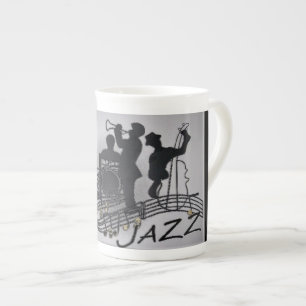 Jazz Band Porselein Kop