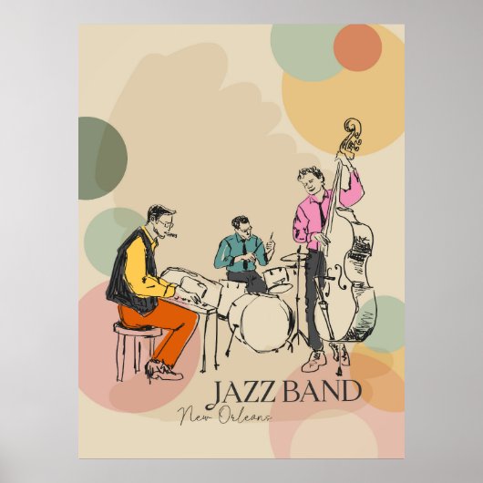 Jazz Band Poster (Voorkant)