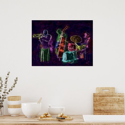 Jazz Band Poster (Keuken)