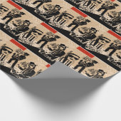 Jazz Band Poster: Cool Design Cadeaupapier (Hoek)