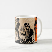  Jazz Band Poster: Cool Design Koffiemok (Voorkant rechts)