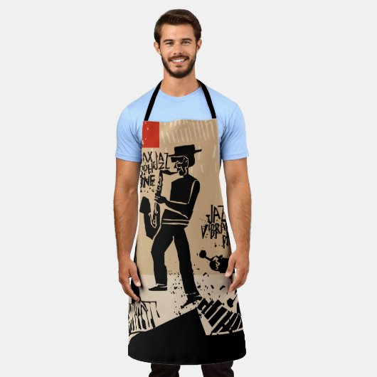 Jazz Band Poster: Cool Design Schort (Gedragen)