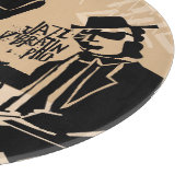 Jazz Band Poster: Cool Design Snijplank (Hoek)