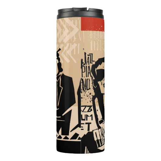  Jazz Band Poster: Cool Design Thermosbeker (Achterkant)