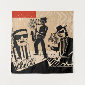  Jazz Band Poster: Cool Design Wandkleed (Voorkant)