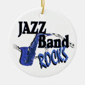 Jazz Band Rocks Keramisch Ornament (Voorkant)