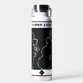 Jazz band Water Bottle Waterfles (Voorkant)