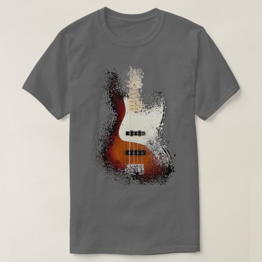 Jazz Bass T-shirt (Design voorkant)