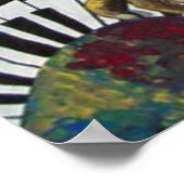 Jazz Bass Trumpet Piano Art Poster (Hoek)