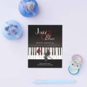Jazz Blues Music Festival Concert Flyer (Enkel)