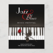 Jazz Blues Muziekfestival Concert Flyer (Voorkant)