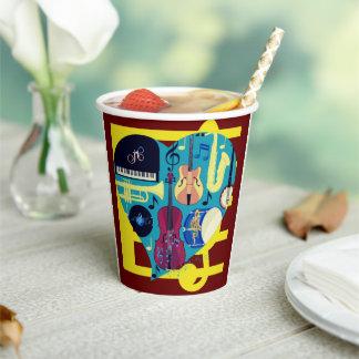 Jazz Blues Papieren Bekers