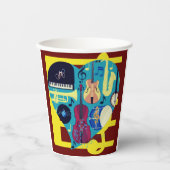 Jazz Blues Papieren Bekers (Voorkant)