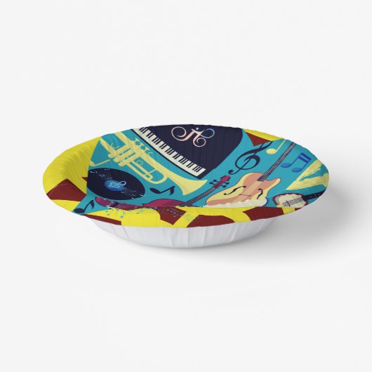 Jazz Blues Papieren Kommen (Gebogen)