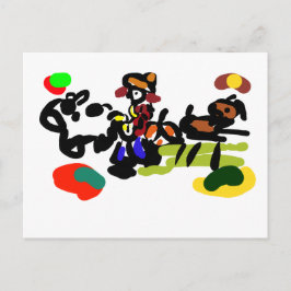 Jazz boerderij herfst briefkaart