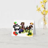 Jazz boerderij herfst kaart (Gele Bloem)