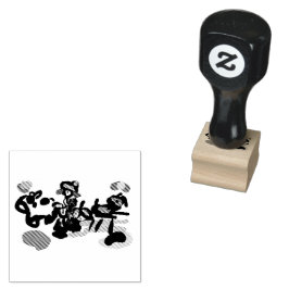Jazz boerderij herfst rubberstempel
