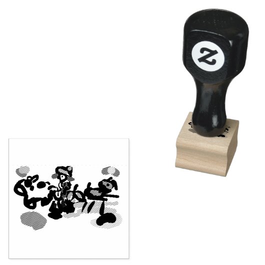 Jazz boerderij herfst rubberstempel (Gestempeld)
