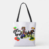 Jazz boerderij herfst tote bag (Achterkant)