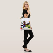Jazz boerderij herfst tote bag (Op model)