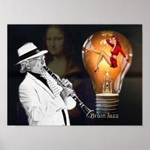 Jazz - Brain Jazz Poster