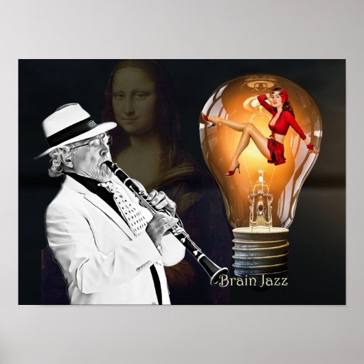 Jazz - Brain Jazz Poster (Voorkant)