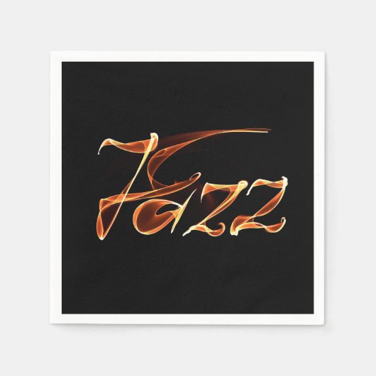 Jazz-brandteken Servetten (Voorkant)