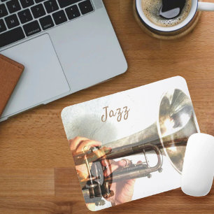 Jazz Brass Trumpet en Flugelhorn Muismat