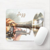 Jazz Brass Trumpet en Flugelhorn Muismat (Met muis)