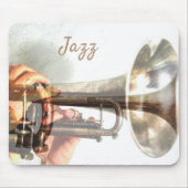 Jazz Brass Trumpet en Flugelhorn Muismat (Voorkant)