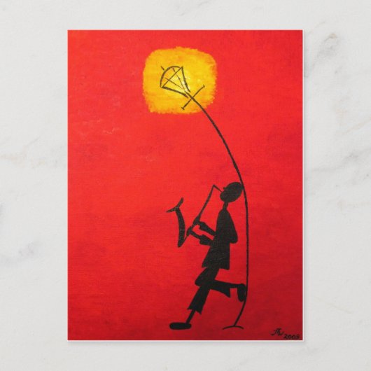 Jazz Briefkaart (Voorkant)