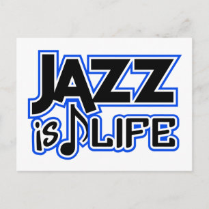 Jazz briefkaart
