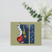 Jazz Briefkaart (Staand voorkant)