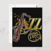 JAZZ BRIEFKAART (Voorkant / Achterkant)