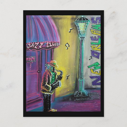 Jazz Briefkaart (Voorkant)