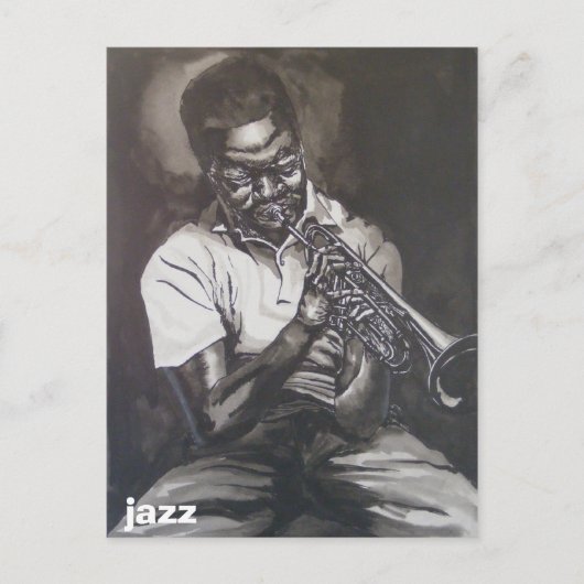 jazz briefkaart (Voorkant)