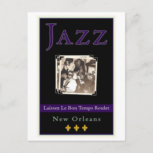 Jazz Briefkaart (Voorkant)