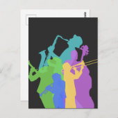 Jazz Briefkaart (Voorkant / Achterkant)