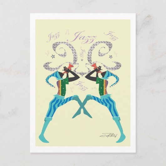 Jazz Briefkaarten (Voorkant)