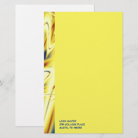 Jazz Briefpapier (Voorkant / Achterkant)