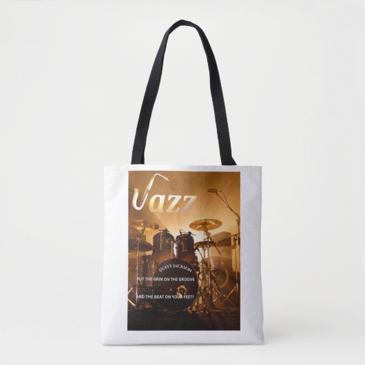 Jazz-Canvas tas (Voorkant)