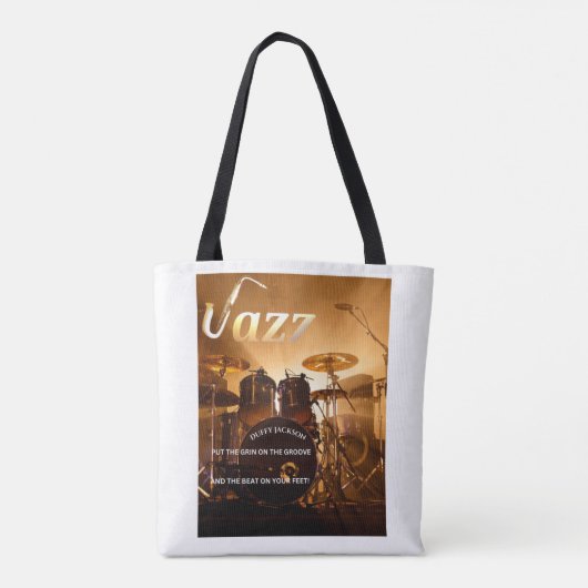 Jazz-Canvas tas (Achterkant)