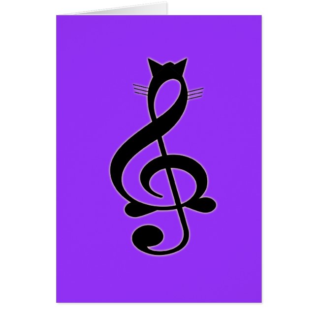 Jazz Cat Card (Voorkant)