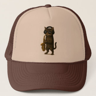 Jazz cat trucker pet