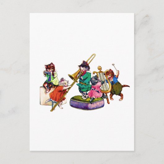 Jazz Cats Briefkaart (Voorkant)